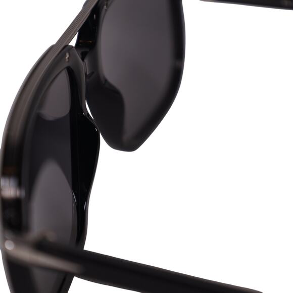 David Beckham Mens Modern Aviator Polarized Sunglasses-Black/Dark Ruthenium-NWT - Picture 7 of 9